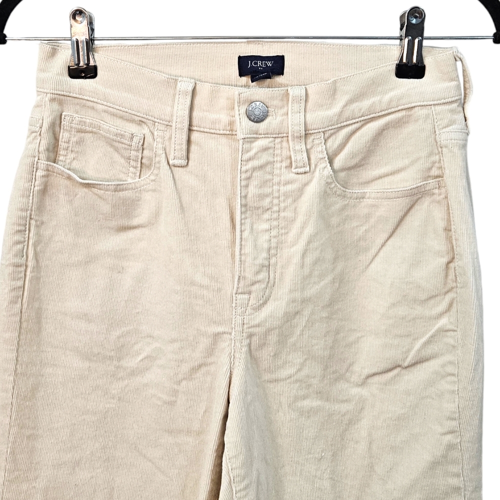 NWOT J.Crew Corduroy Full-length Essential Straight Pants Size 24 - Picture 3 of 11